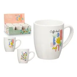 Vessia Porcelain Mug Coffee Break Assorted Colors