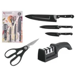Knives Scissor Sharpener Black Set