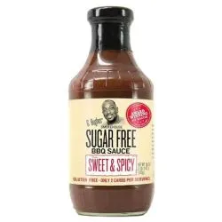 G Hughes BBQ Sauce Sweet & Spicy Flavor Sugar Free