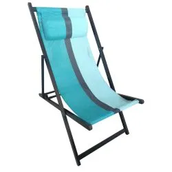 Steel 5 Position Chair Blue