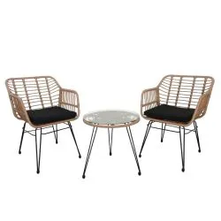 Rattan Set With Cushion