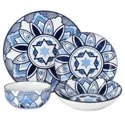 Bella Dinner Set Padded Blue