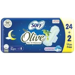 Sofy Olive Oil Thin Night Sanitary Pads