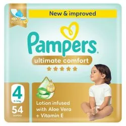 Pampers Ultimate Comfort Diapers Size 4 (9-14 kg)