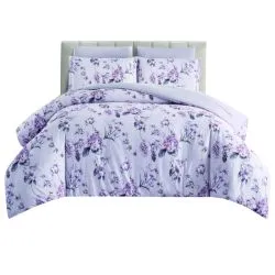 Floral Microfiber Comforter Set