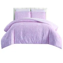Floralcomforter Set Pink
