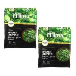 Mima Gardens Frozen Chopped Spinach 2x400g