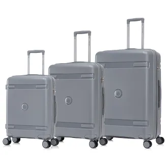 PP Travel Gear Trolley Case Set Of 3 - Grey