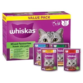 Whiskas Mixed Favourites Wet Cat Food
