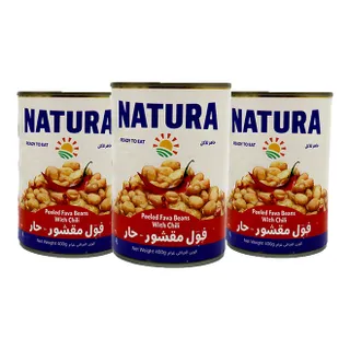 ناتورا فول مقشر بالفلفل الحار
