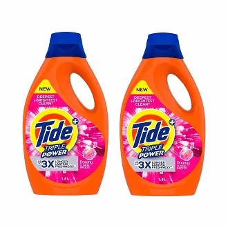 Tide Triple Power With A Touch Of Downy Floral Breeze Liquid Detergent