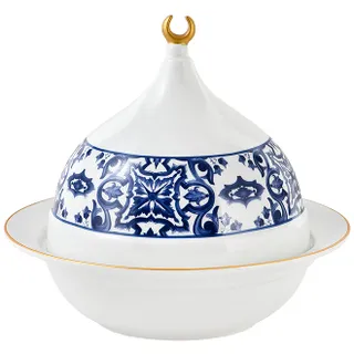 Bella Andalus Date Bowl with Cover