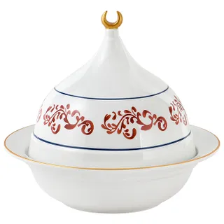Bella Izmir Terra Cotta Date Bowl with Cover