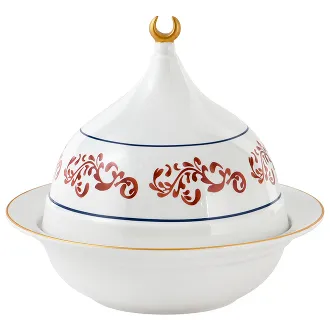 Bella Izmir Terra Cotta Date Bowl with Cover