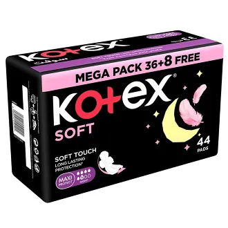 Kotex Soft Maxi Protect Night + Wings