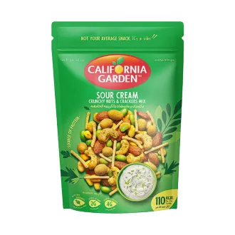 California Garden Sour Cream Crunchy Nuts and Cracker Mix