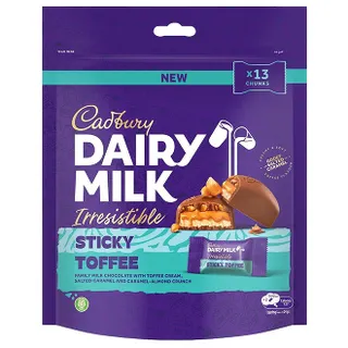 Cadbury Dairy Milk Irresistible Sticky Toffee Chocolate 136.5g