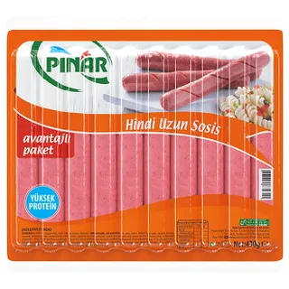 بينار نقانق ديك رومي طويلة