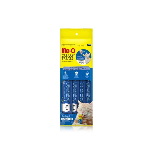 Me-O Creamy Cat Treats Chicken & Liver 60g