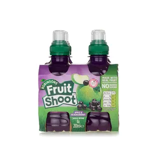 Robinson's Fruit Shoot Blackcurrant 200ml x 4