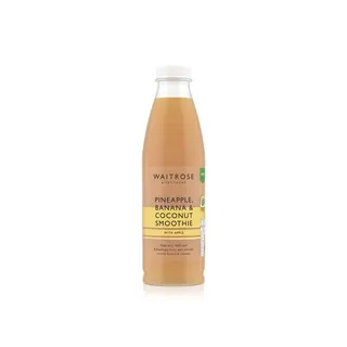 Waitrose Pineapple Banana and Coconut Smoothie 750ml