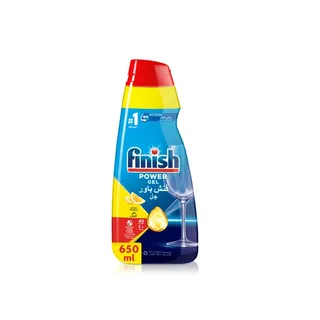 Finish All Lemon Sparkle in One Max Concentrated Dishwasher Gel 650ml