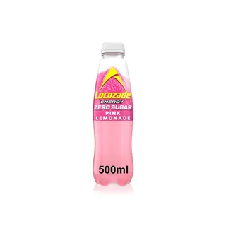 Lucozade Energy Zero Sugar Pink Lemonade 500ml