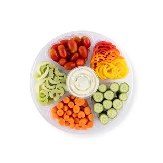 Tzatziki Snack Veg Crudites Platter