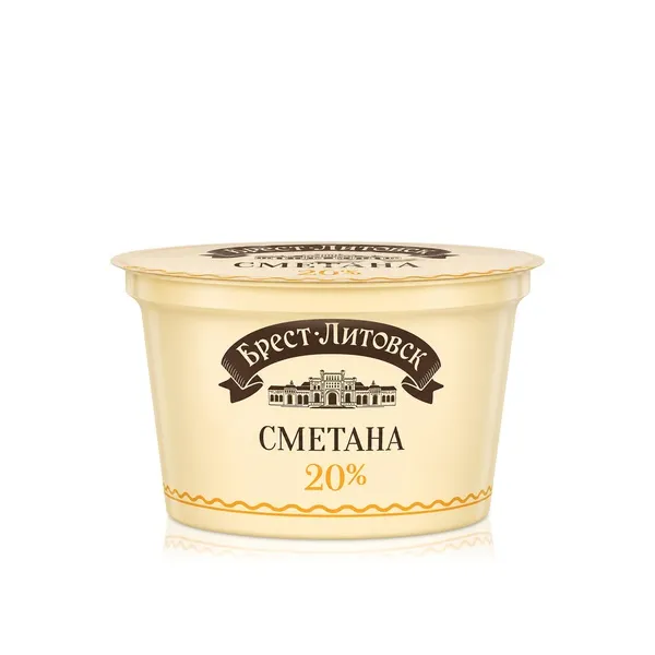 Savushkin Sour Cream 20% Fat 180g
