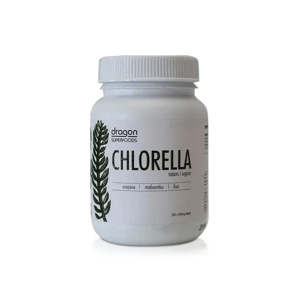 Dragon Superfoods Organic Chlorella x200 Tablets 80g