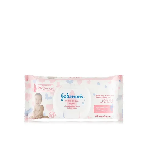Johnson's Gentle All Over Wipes x 72