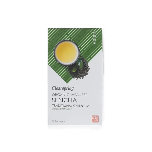 Clearspring Organic Japanese Sencha Green Tea Sachets x 20