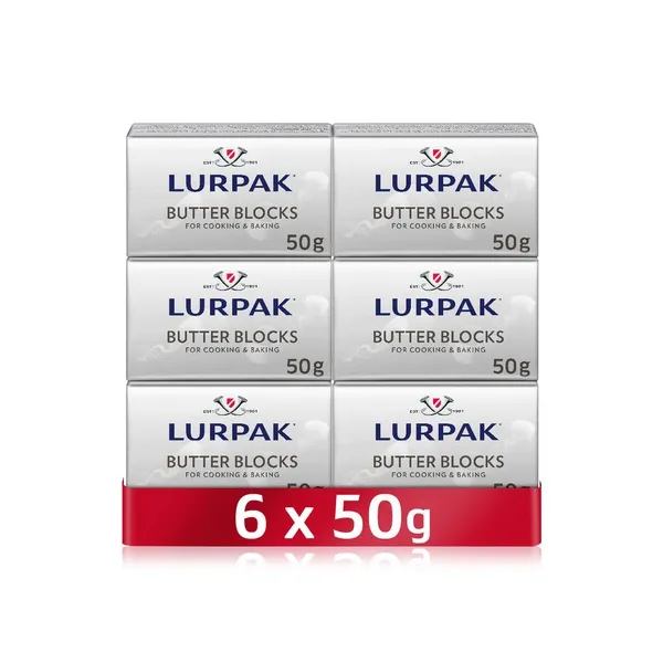 Lurpak Butter Blocks 50gx 6