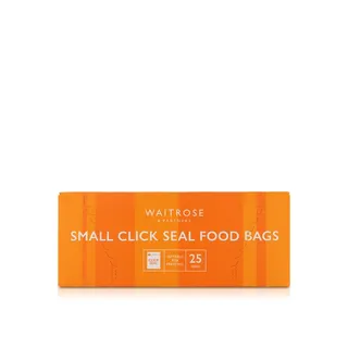 Waitrose Small Resealable Food Bags x 25