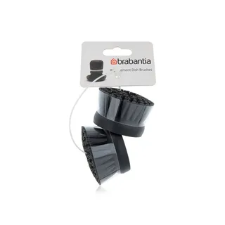 Brabantia Replacement Dish Brush Dark Grey 2 Pack