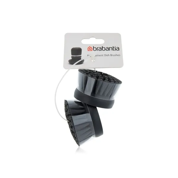 Brabantia Replacement Dish Brush Dark Grey 2 Pack