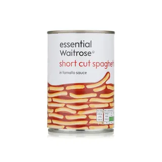 Waitrose Essential Spaghetti in Tomato Sauce 410g