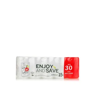 7up Free Cans 155ml x 15