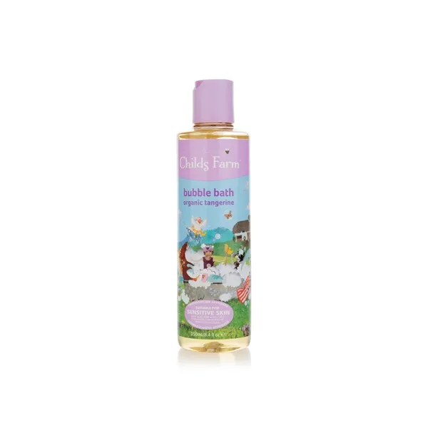 Childs Farm Organic Tangerine Bubble Bath for Sensitive Skin 250ml