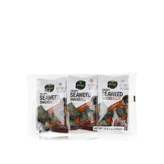 Bibigo Korean Barbecue Flavoured Seaweed Snacks 5g x 3