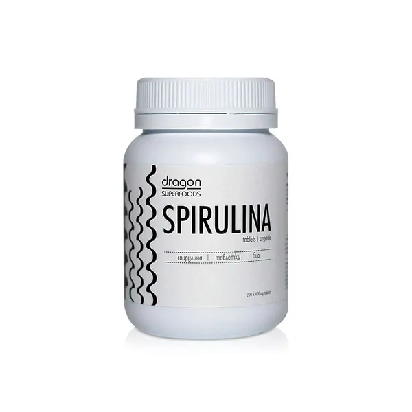 Dragon Superfoods Organic Spirulina x 200 Tablets 80g