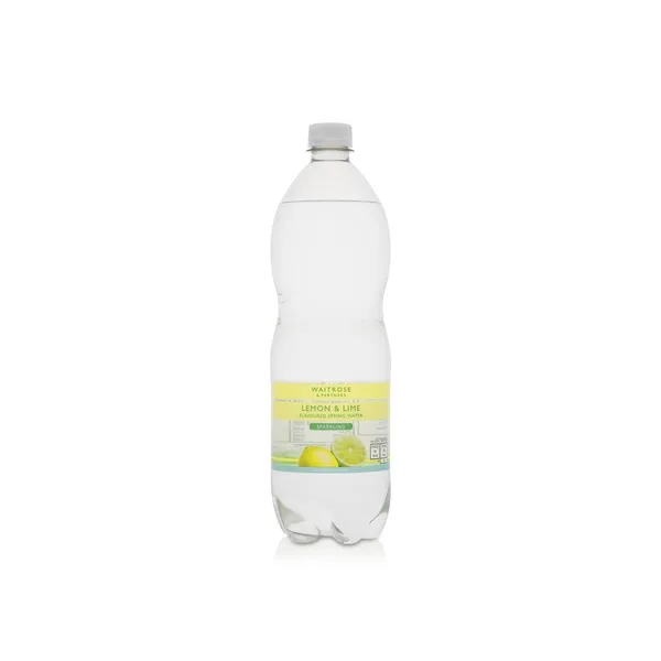 Waitrose Sparkling Lemon Lime Water 1L