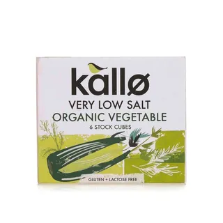Kallo Low Salt Organic Vegetable Stock Cubes 60g