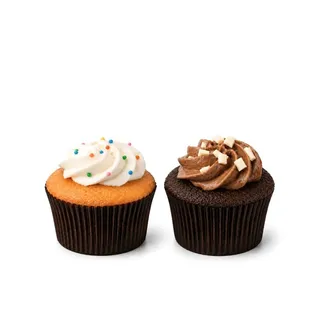 Spinneysfood Vanilla and Chocolate Cupcakes x 6 270g