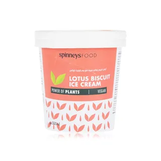 Spinneysfood Vegan Lotus Biscuit Ice Cream 500ml