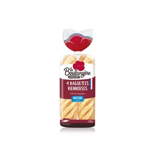 La Boulangere 4 Plain Brioche Baguettes 340g