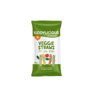 Kiddylicious Veggie Straws 9+ Months 12g x 4