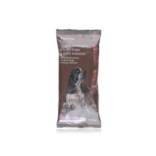 Waitrose Tripe and Venison Deli Sausages 60g