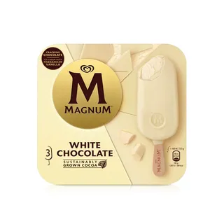 Magnum White Chocolate Ice Cream Sticks 100Ml 3S