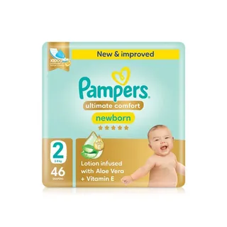Pampers Ultimate Comfort Diapers Size 2 x 46